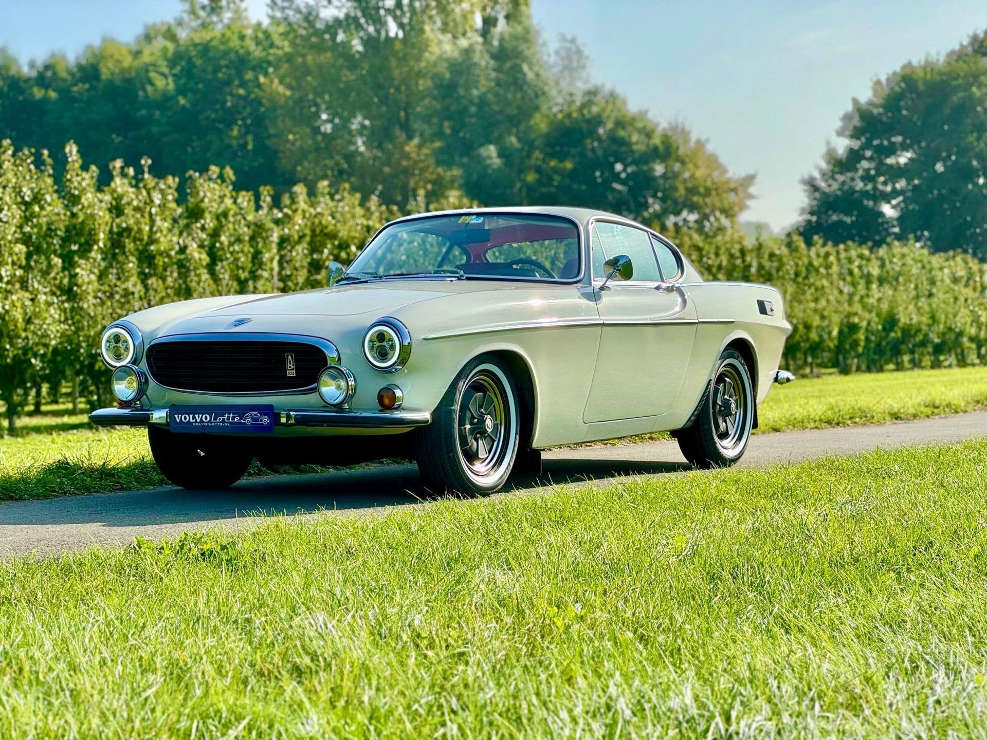 Volvo 1800 E 1970 (P1800) gerestaureerde auto in prachtstaat, Gebruikt, Overige modellen, 4 cilinders, Wit
