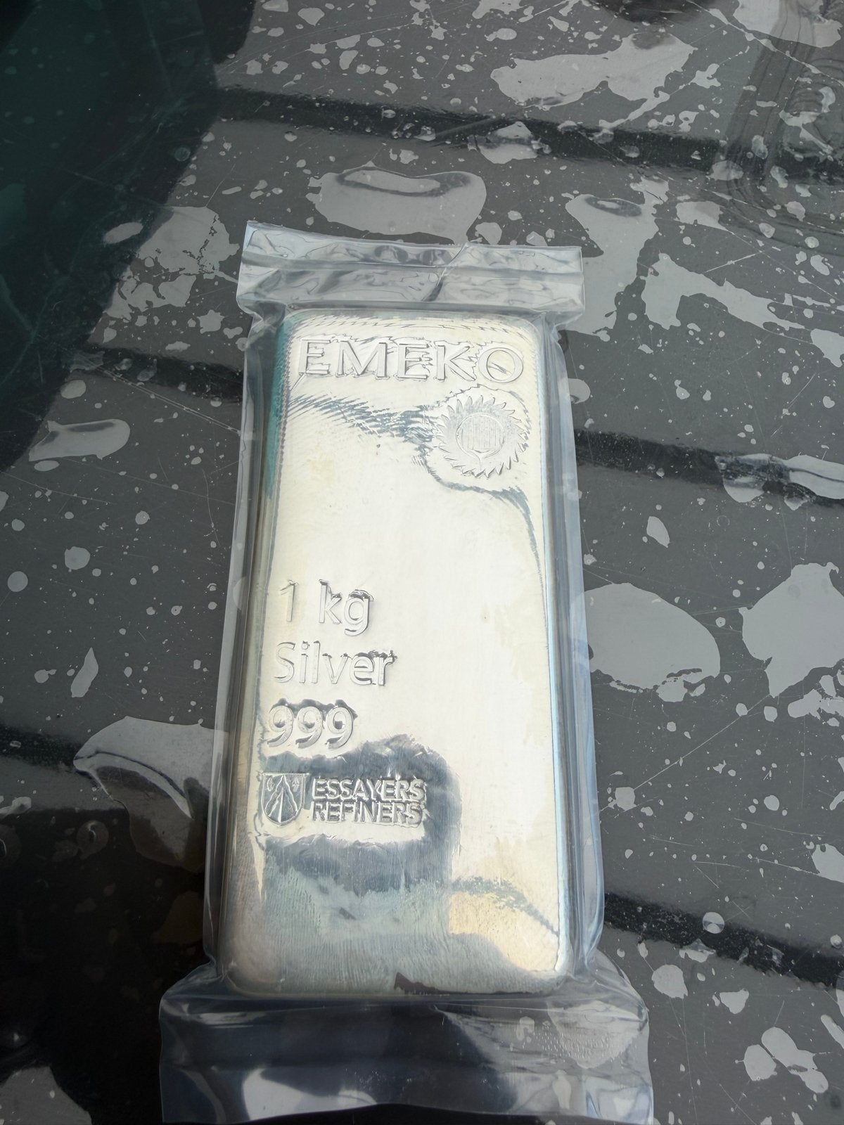 1 kg Zilveren baar 999 puur - Emeko, Postzegels en Munten, Ophalen of Verzenden, Zilver