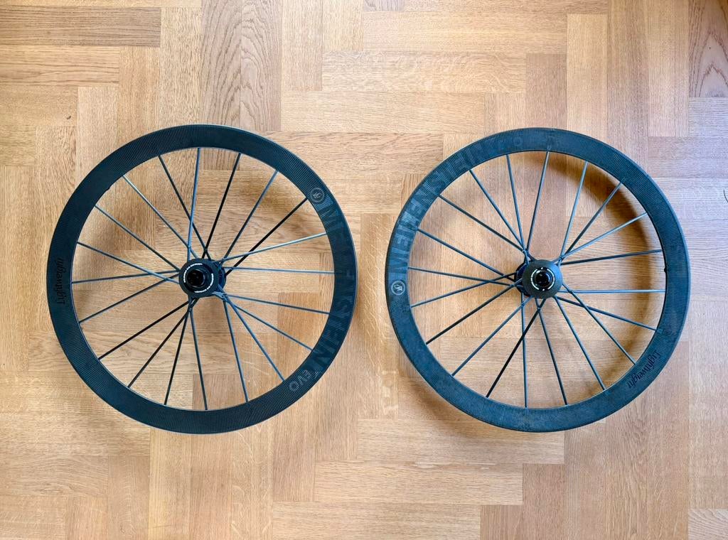 Lightweight Meilenstein EVO Schwarz ED, disc, tubeless, Fietsen en Brommers, Fietsonderdelen, Ophalen of Verzenden, Zo goed als nieuw