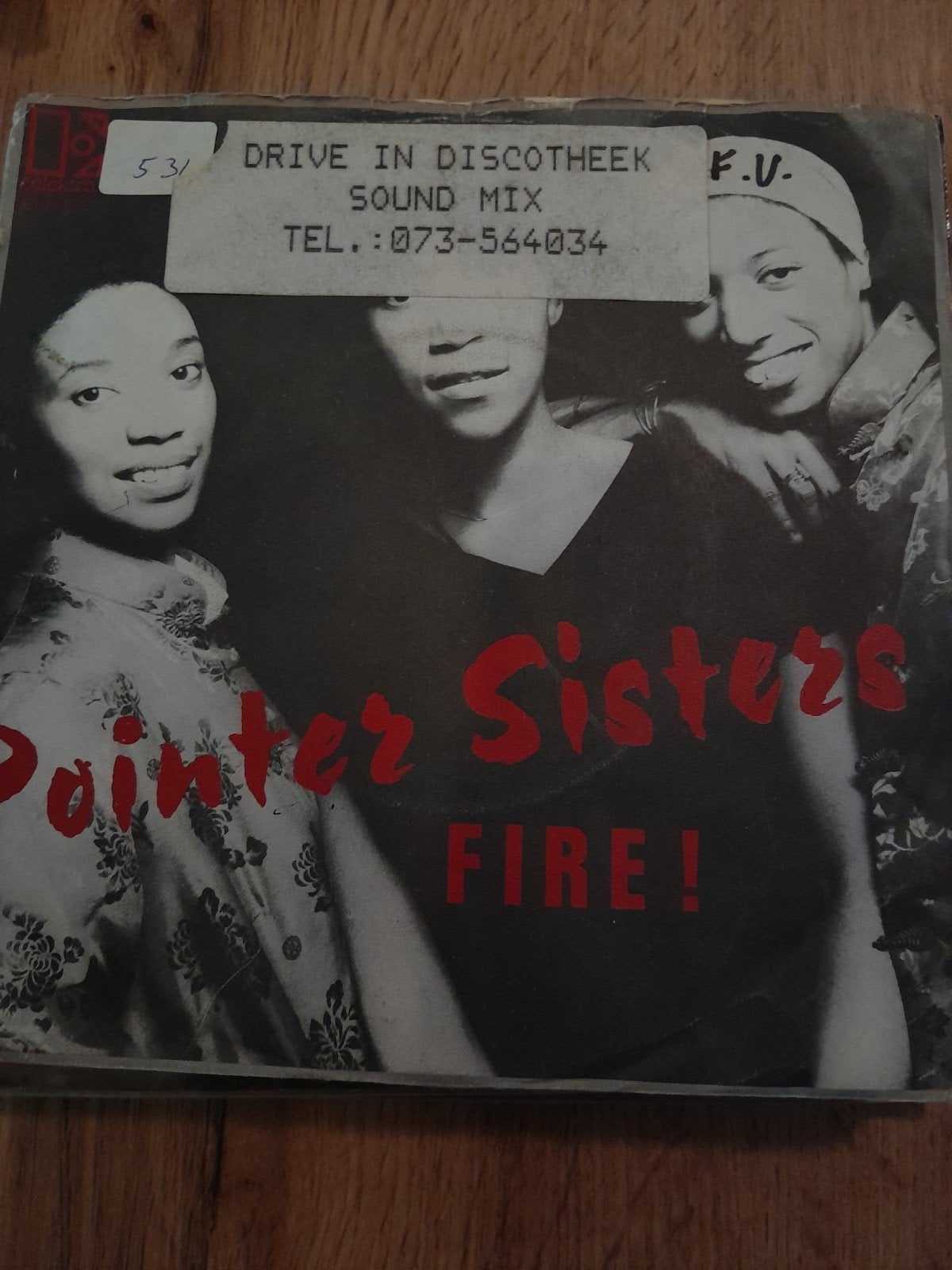 pointer sisters 7inch fire, Ophalen of Verzenden, Zo goed als nieuw, Pop