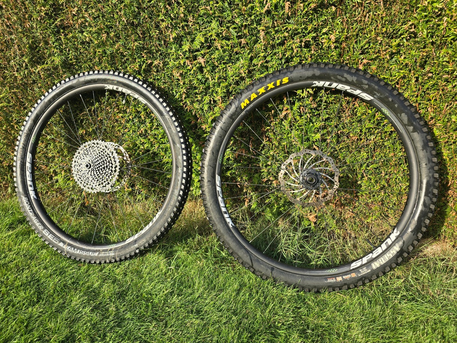Spank spike 350 vibrocore wielset Sram maxxis, Fietsen en Brommers, Wiel, Gebruikt, Ophalen of Verzenden, Aluminium