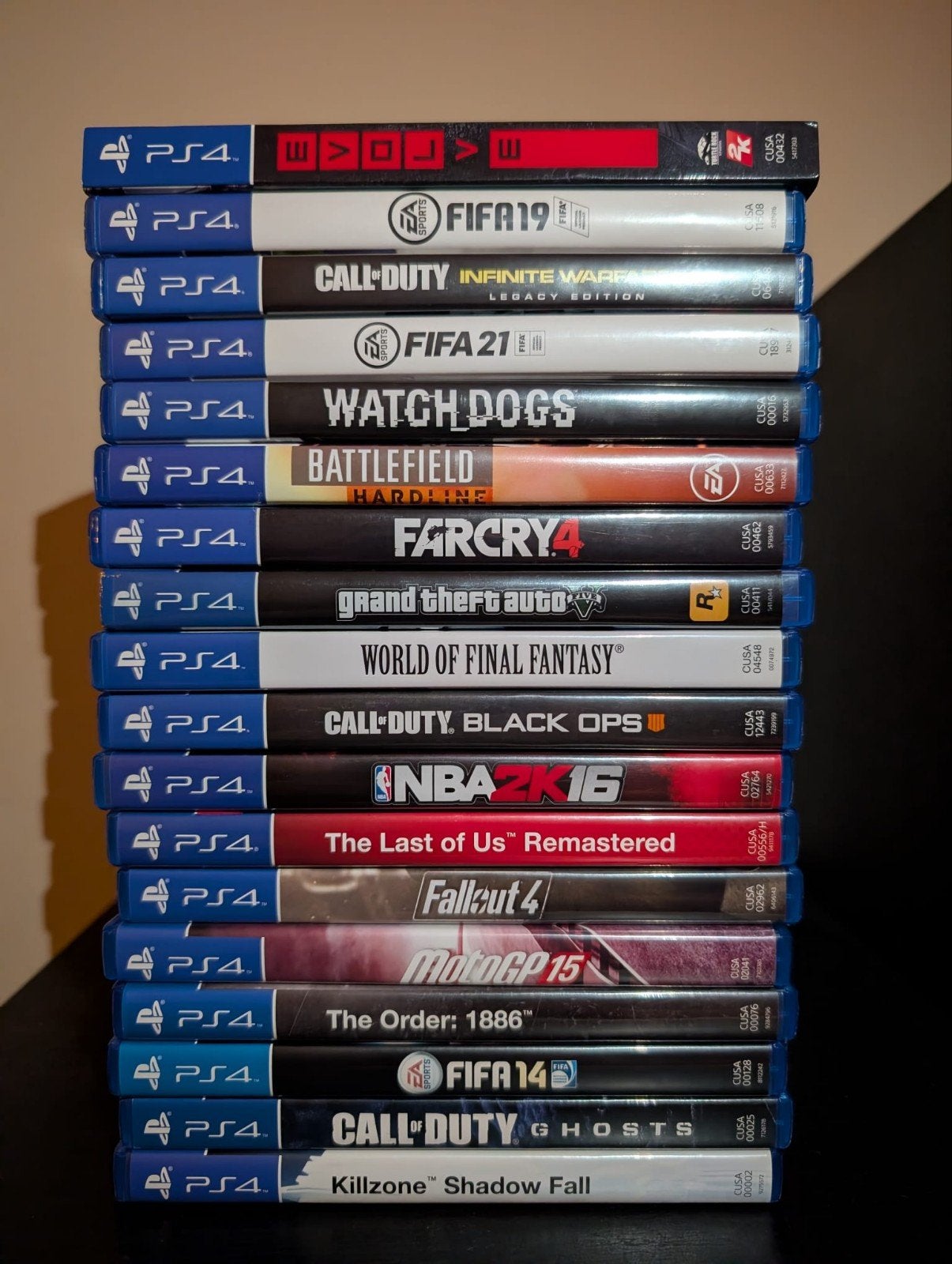 18 PS4 games bundel – GTA V, COD, The Last of Us, Fallout, Ophalen of Verzenden, Zo goed als nieuw