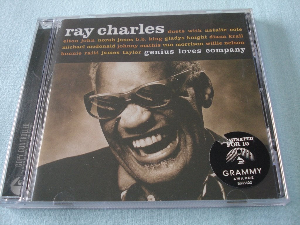 RAY CHARLES - GENIUS LOVES COMPANY, Pop, Ophalen of Verzenden, Zo goed als nieuw, Album