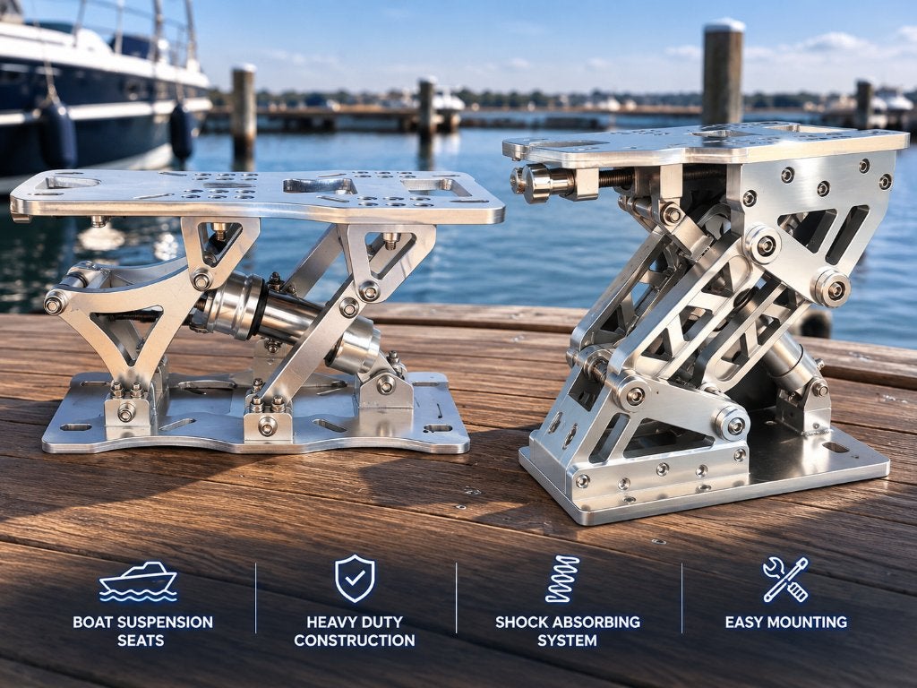 Schokdempende Stoelvoeten / Suspension Seat Bases Nieuw!, Watersport en Boten, Ophalen of Verzenden, Nieuw, Overige typen, Zeilboot of Motorboot