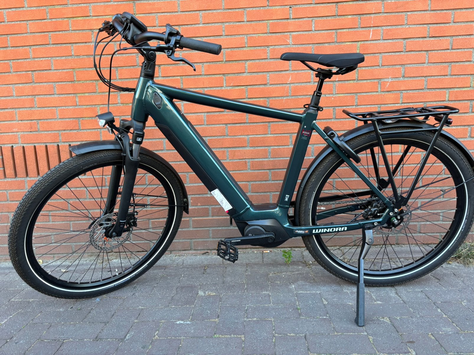 Winora Sinus R5 - Zo goed als nieuwe E-bike, Fietsen en Brommers, Elektrische fietsen, Zo goed als nieuw, 51 tot 55 cm, 50 km per accu of meer