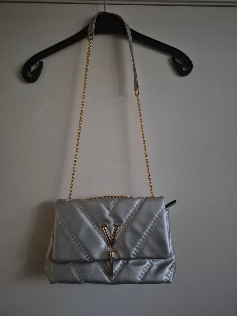 Nieuw dames tasje  zilver kleur, Ophalen of Verzenden, Nieuw, Schoudertasje