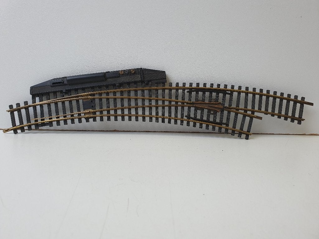 ROCO H0 42377 Meegebogen elektrische wissel Rechts, Hobby en Vrije tijd, Gebruikt, Gelijkstroom, Rails, Ophalen of Verzenden