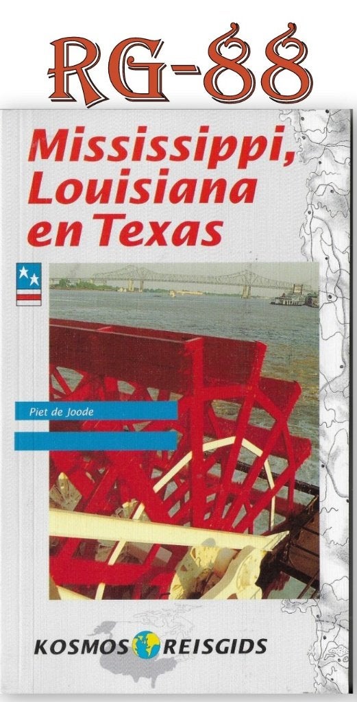 RG88 Kosmos Reisgids Mississippi Louisiana Texas 1996, Boeken, Reisgidsen, Overige merken, Zo goed als nieuw, Reisgids of -boek
