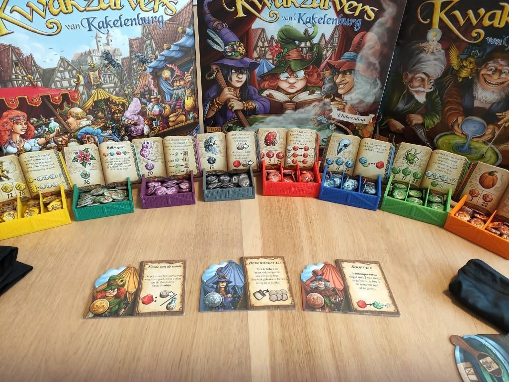 Kwakzalvers Alchemisten Kruidenheksen inlay, Vijf spelers of meer, Ophalen of Verzenden, Nieuw