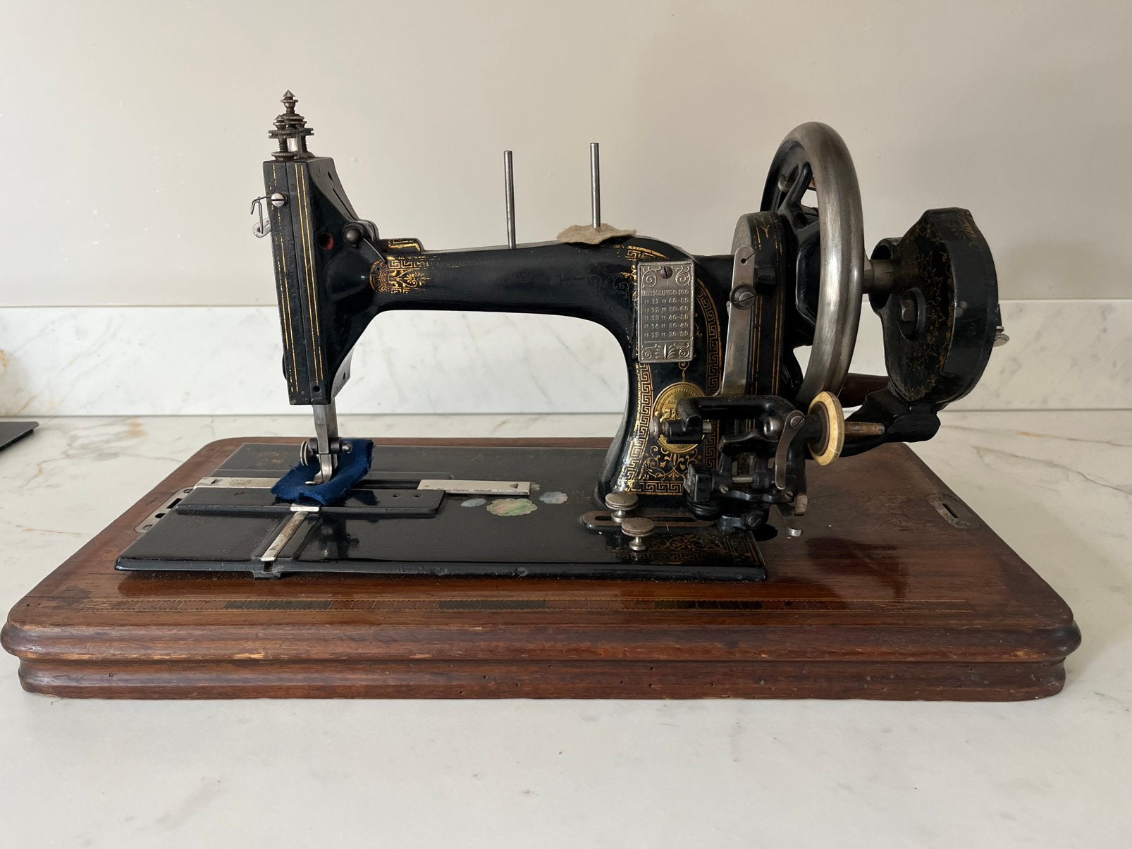 Antieke Singer 24 naaimachine (1899) compleet!, Ophalen