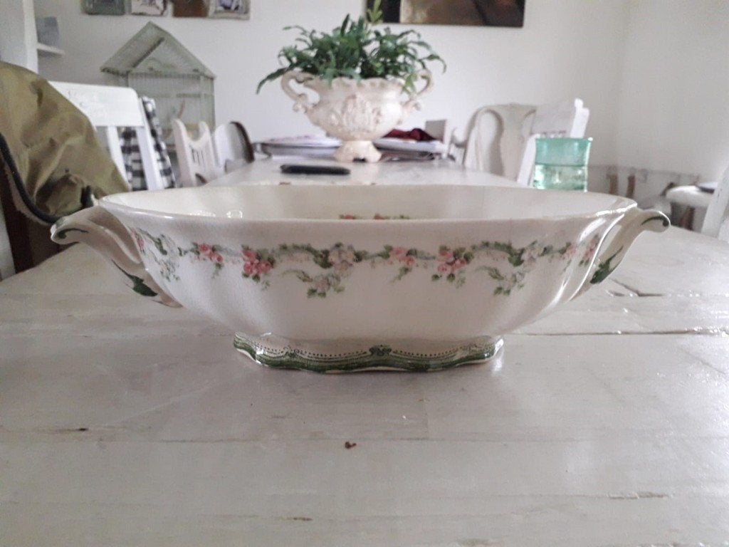 Ovalen schaal Royal Semi Porcelain, Ophalen of Verzenden, Porselein, Overige stijlen, Schaal of Schalen