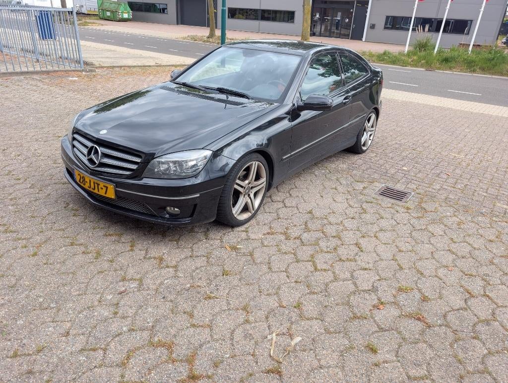 Mercedes-Benz CLC 1.8 Clc180 Kompressor 2009 Zwart met LPG, Auto's, Automaat, Achterwielaandrijving, CLC, Zwart