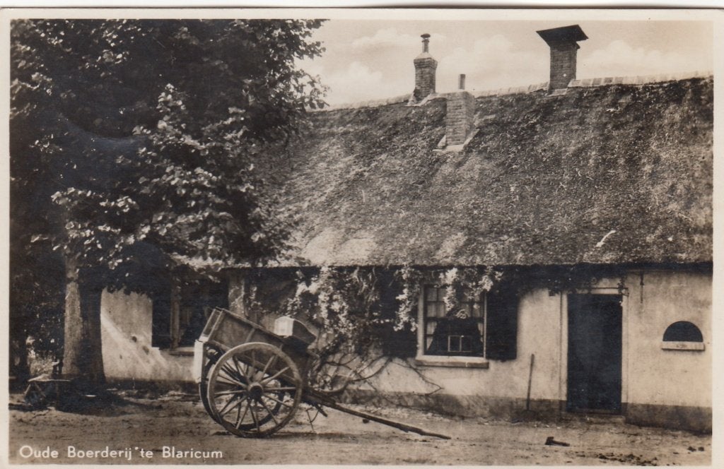 Blaricum - Oude Boerderij, Verzenden, 1940 tot 1960, Gelopen, Noord-Holland