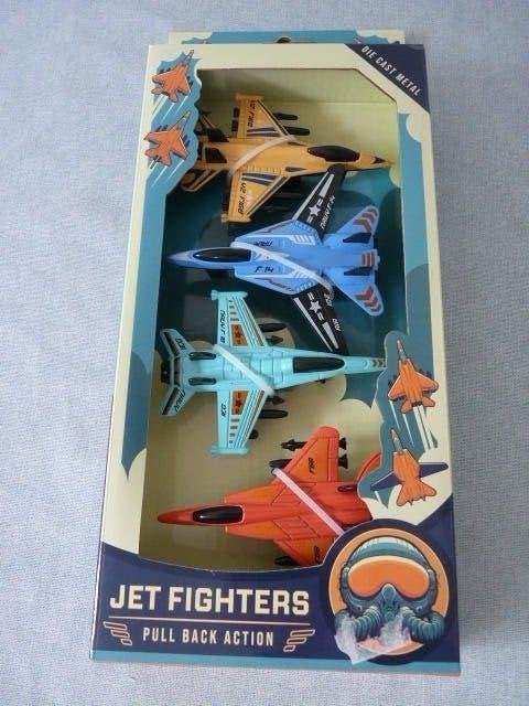 Jetfighters Straaljagers Action Fighters 4-pack Nieuw, Ophalen of Verzenden, Nieuw, Jongen of Meisje