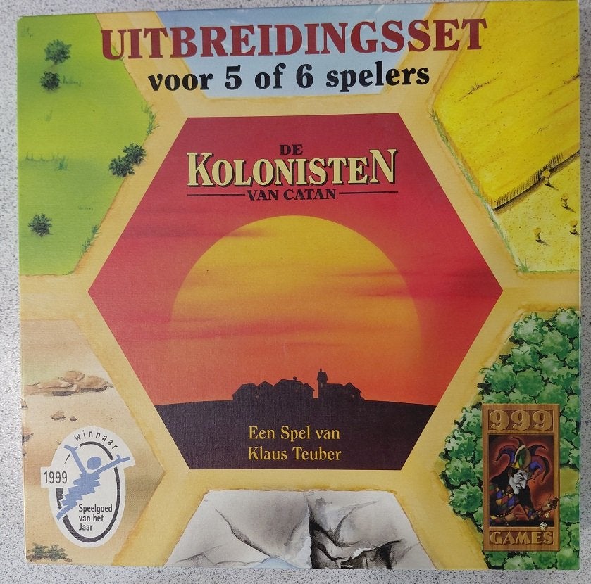 Kolonisten van Catan Uitbreidingsset 5-6 spelers, Hobby en Vrije tijd, Een of twee spelers, Ophalen of Verzenden, Zo goed als nieuw