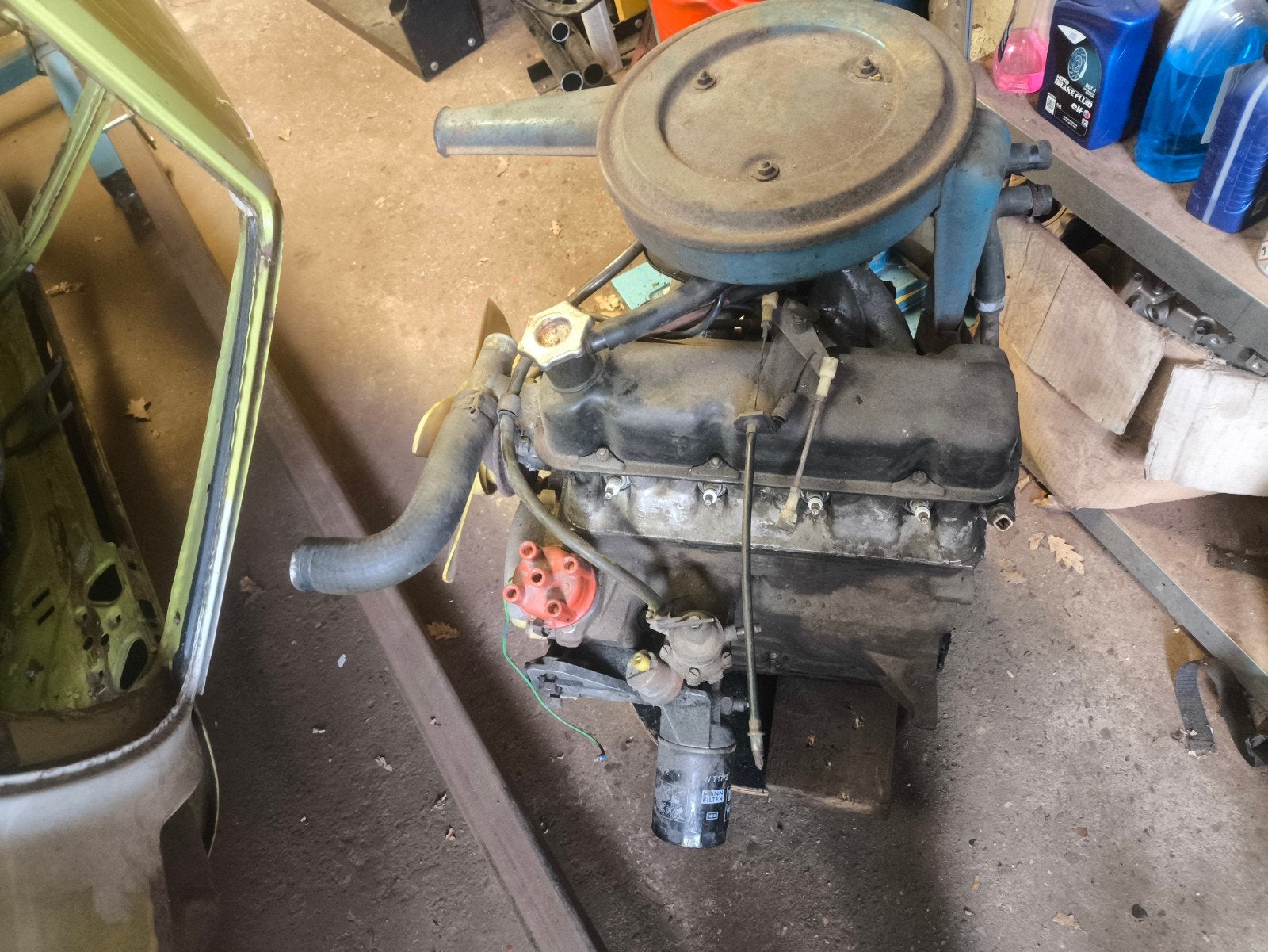 Seat 1200 motor, Ophalen, Seat
