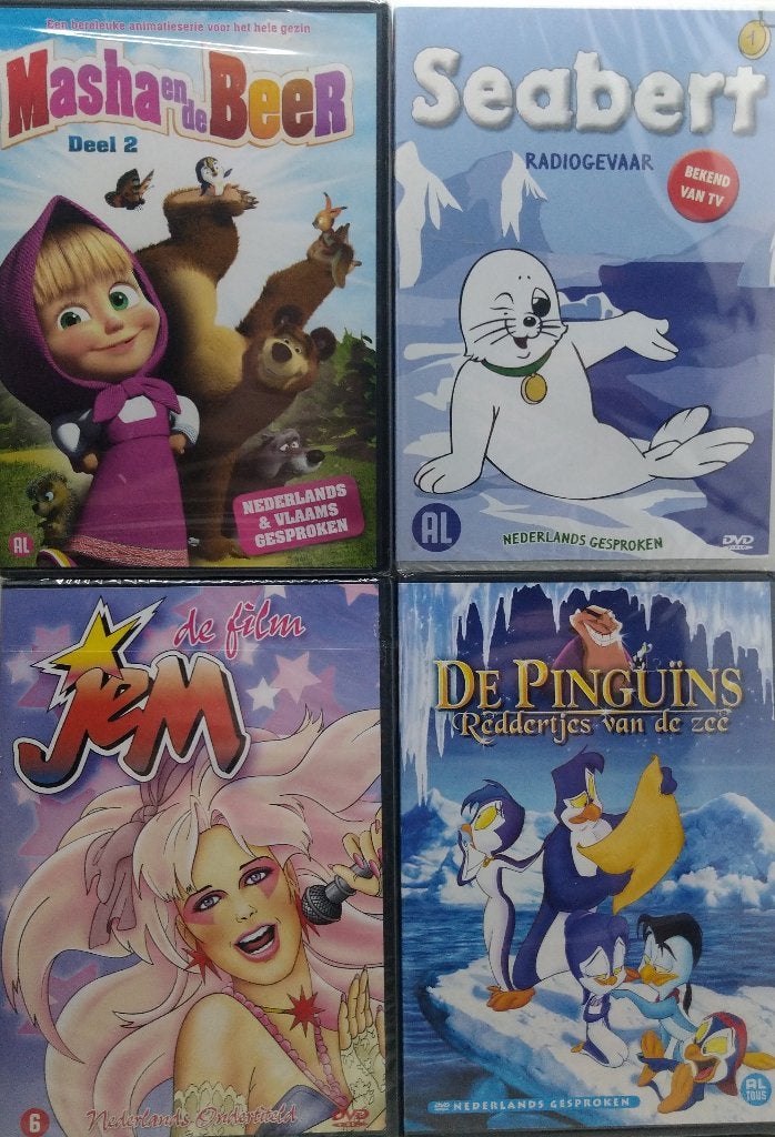 Masha en de Beer, Seabert, Jem - De film, De pinguins, Alle leeftijden, Ophalen of Verzenden, Nieuw in verpakking