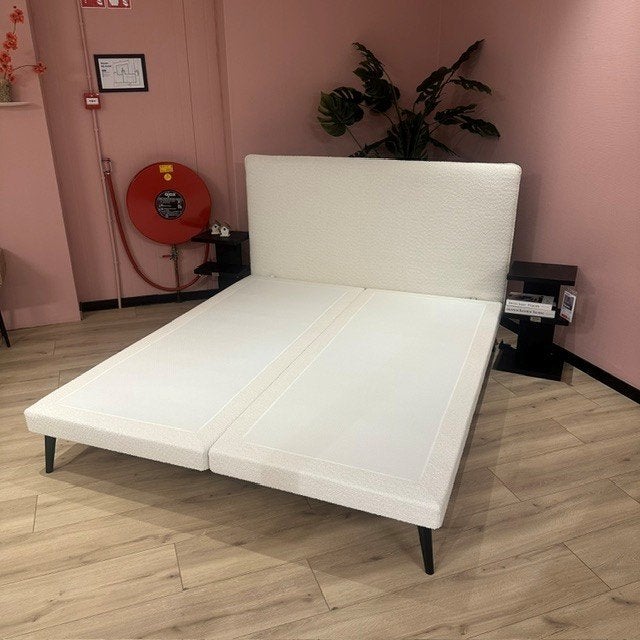 Eastborn Boxspring Thin - 180x210cm, 210 cm, Ophalen of Verzenden, 180 cm, Crème