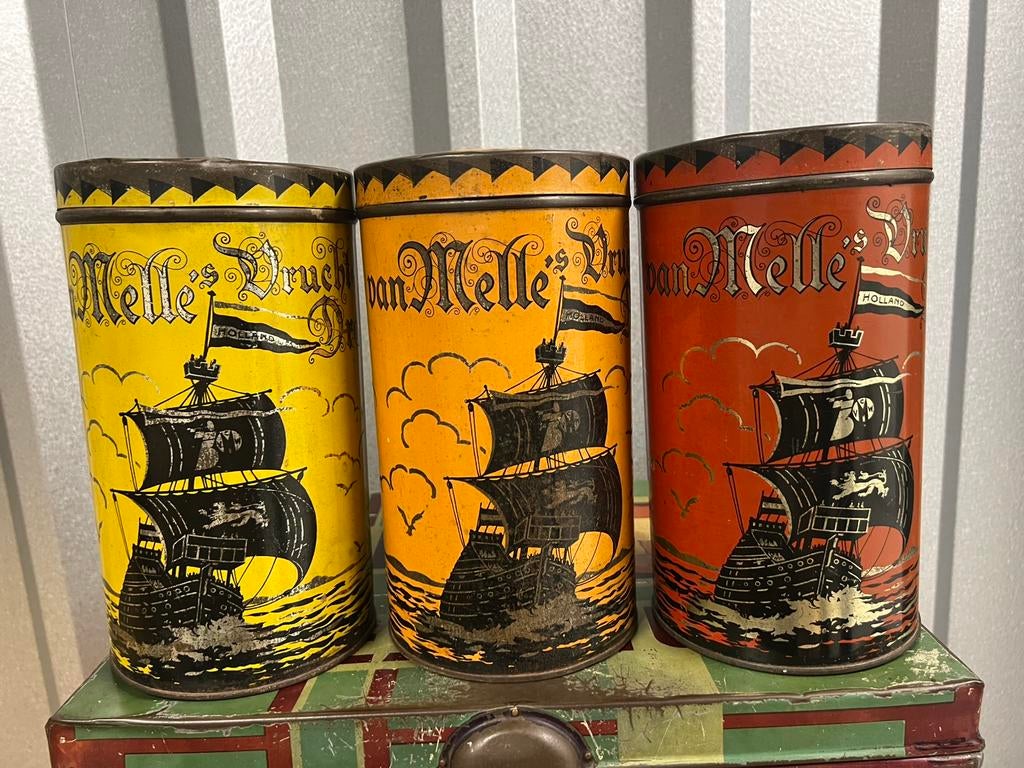 Set Van Melle blikken, Ophalen of Verzenden, Zo goed als nieuw, Overige