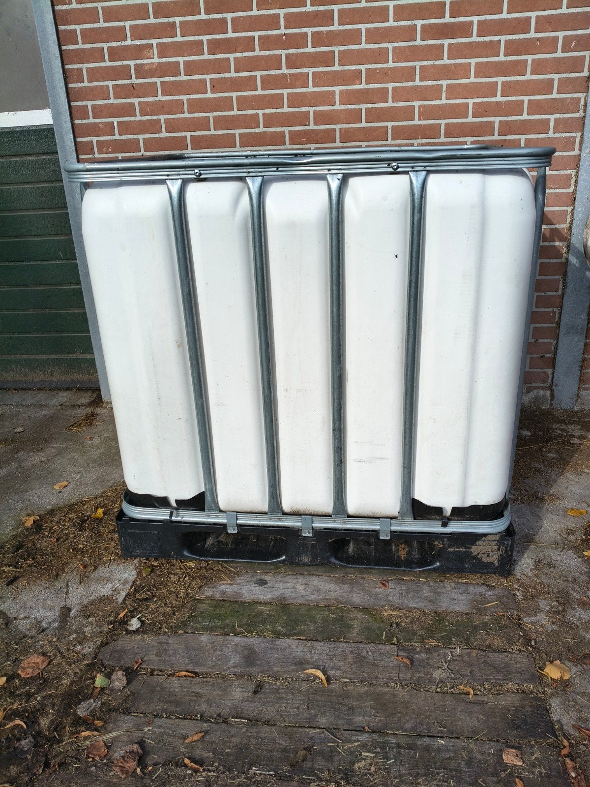 IBC 1000 liter, Tuin en Terras, Regentonnen, Ophalen, Kunststof, Met kraantje, 150 liter of meer