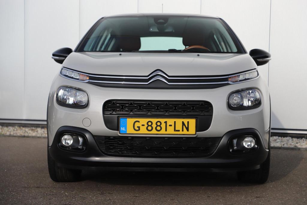 Citroen C3 1.2 PureTech S&S Shine Automaat 110PK 17 inch LMV, Gebruikt, Euro 6, 1199 cc, Met garantie (alle)
