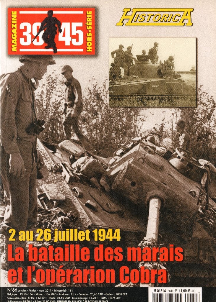 39 45 Magazine Historica HS No 66 / 108, Verzenden, Voor 1940, Zo goed als nieuw, Landmacht