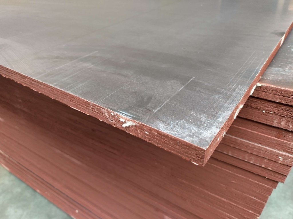 Betonplex 18mm 125x250cm Acacia bekistinghout Goedkoop, Doe-het-zelf en Verbouw, Hout@hameren.nl, Minder dan 20 mm, Hertog van beijerenstraat 2a
