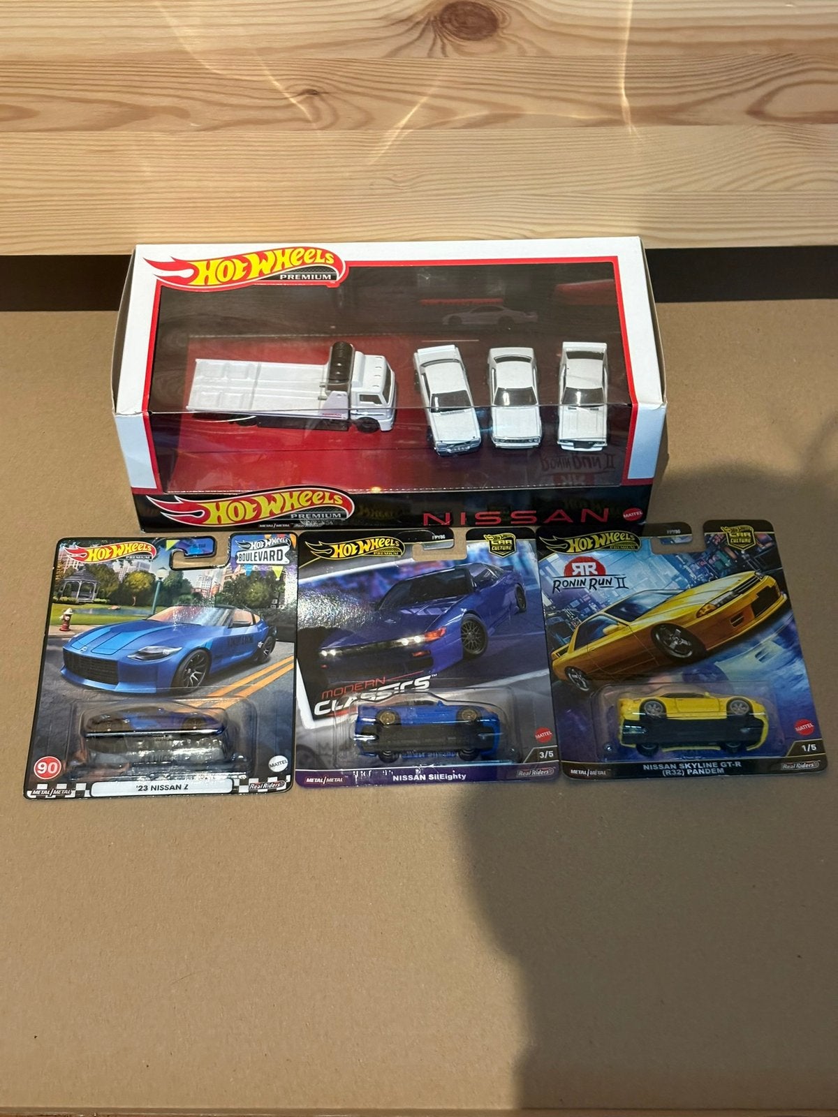 Hot Wheels Premium Nissan collectie, Ophalen of Verzenden, 1:50 of kleiner, Auto, Overige merken