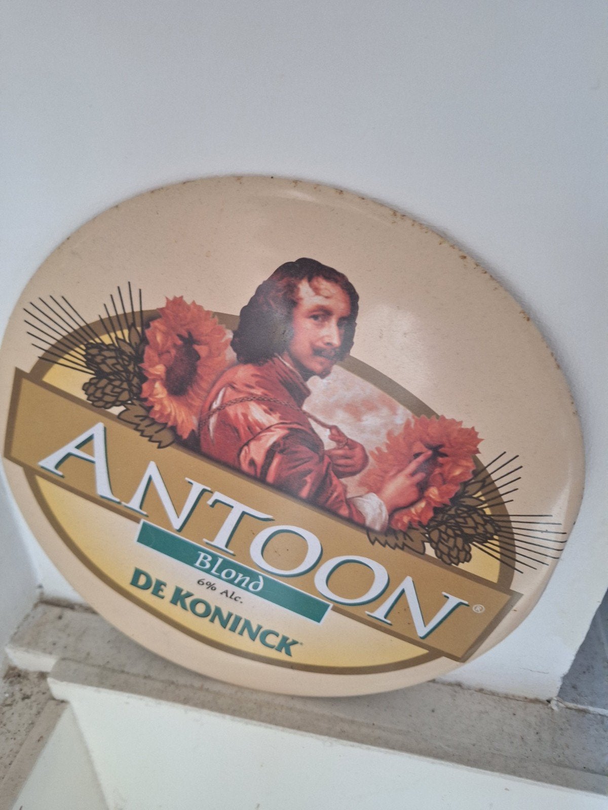 antoon de koninck wandbord, Ophalen of Verzenden, Reclamebord, Plaat of Schild, Overige merken