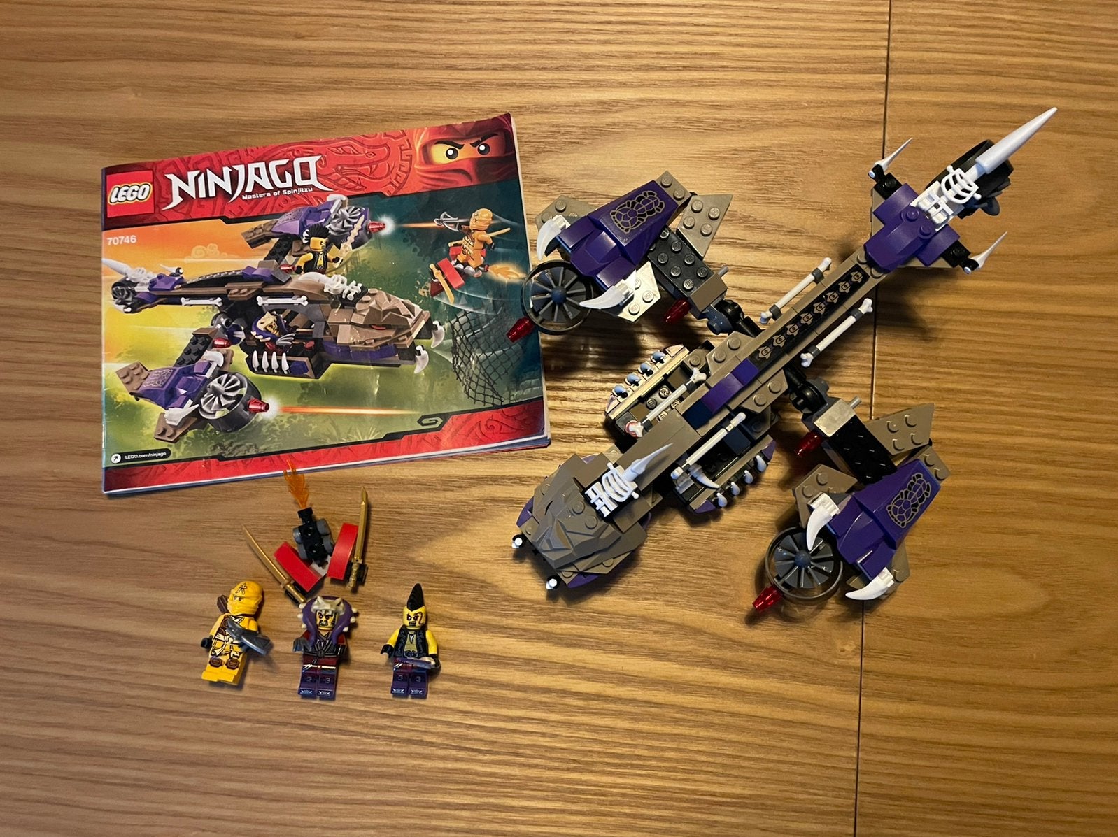 Lego Ninjago 70746 Condrai helikopteraanval, Verzenden, Zo goed als nieuw