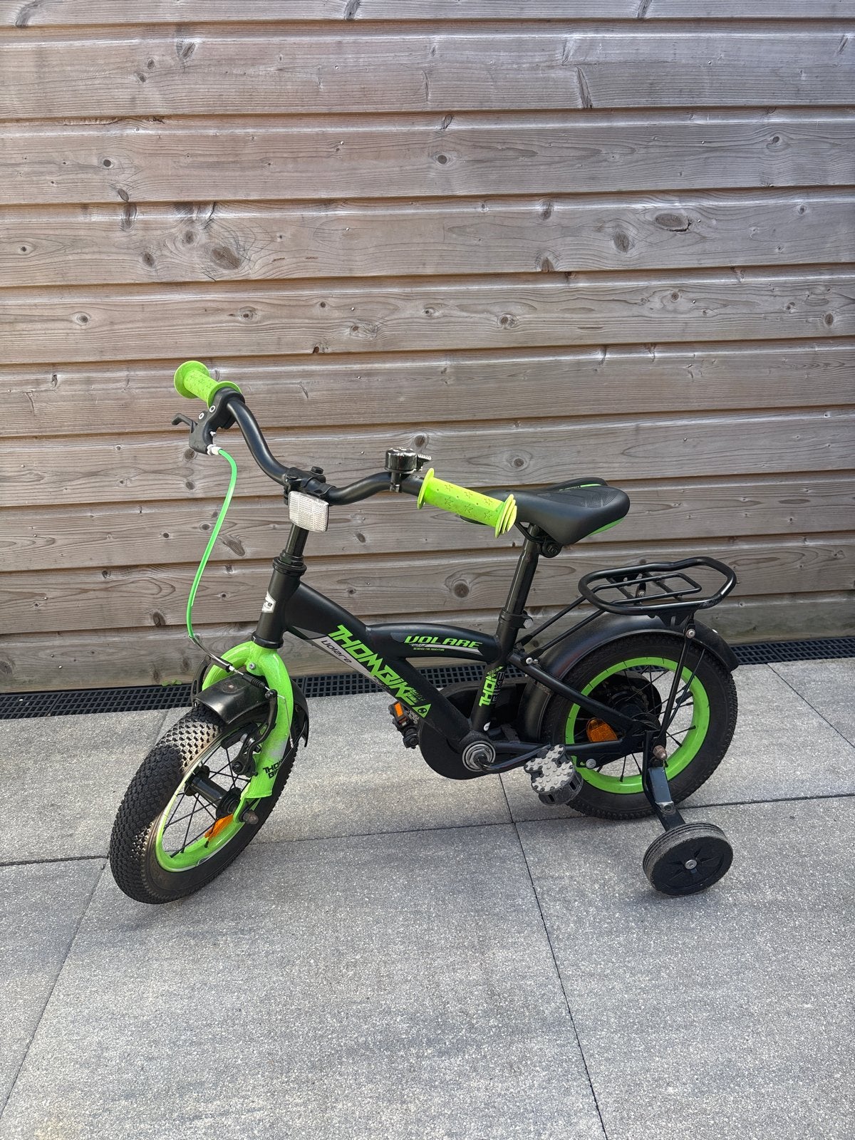 Volare Thombike Kinderfiets 12 inch met zijwieltjes, Ophalen, Terugtraprem, Zijwieltjes, Gebruikt