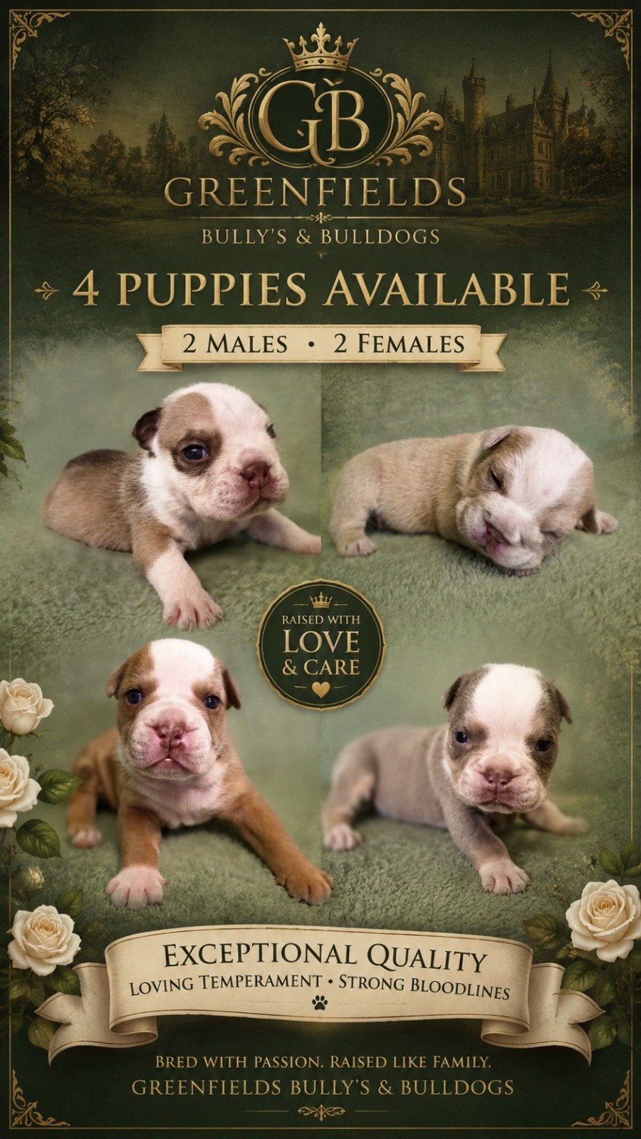 Engelse Bulldog pups met DBKC-applicatie, Dieren en Toebehoren, Honden | Bulldogs, Pinschers en Molossers, België, Fokker | Hobbymatig