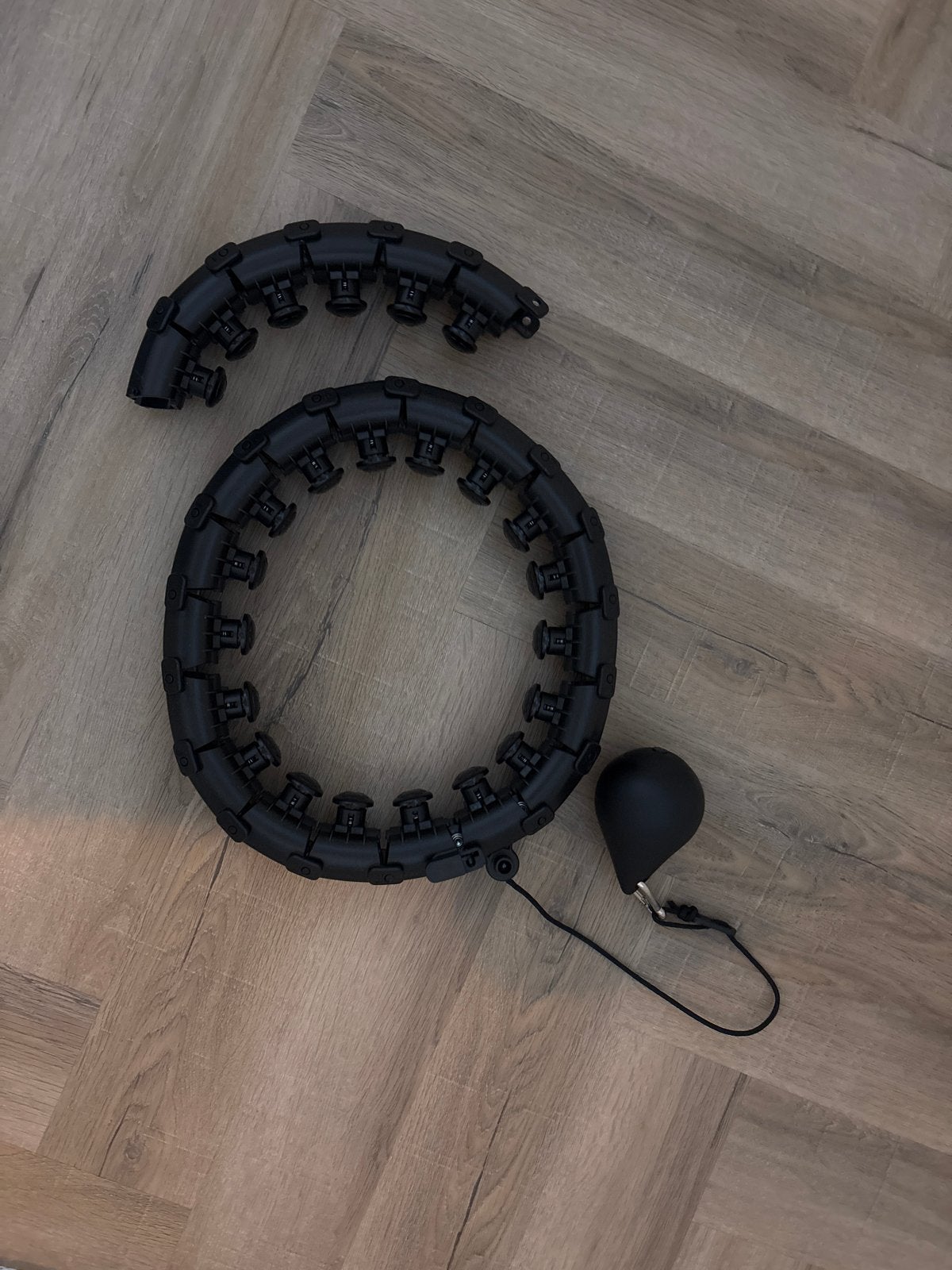 Waist trainer hoepel met 0,5kg gewichtje, Sport en Fitness, Ophalen of Verzenden, Zo goed als nieuw, Buik, Overige typen