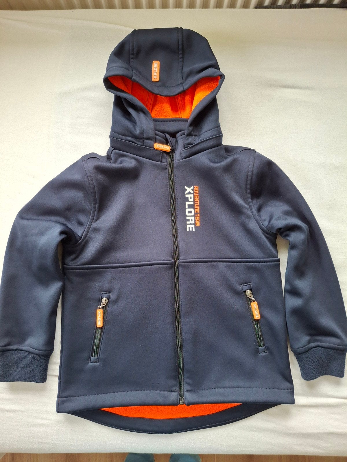 Softshell jas maat 122/128 (Terstal), nette staat, Ophalen of Verzenden, Zo goed als nieuw, Jongen, Jas