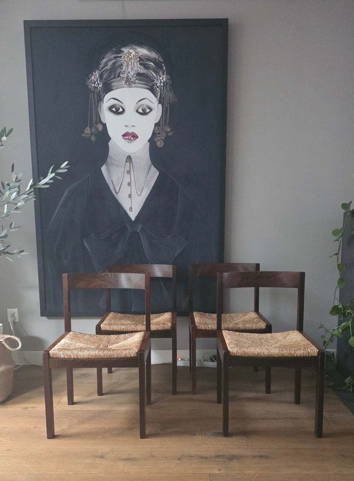 4 vintage stoelen gemerkt / retro chair- Gerard Geytenbeek, Ophalen, Huis en Inrichting