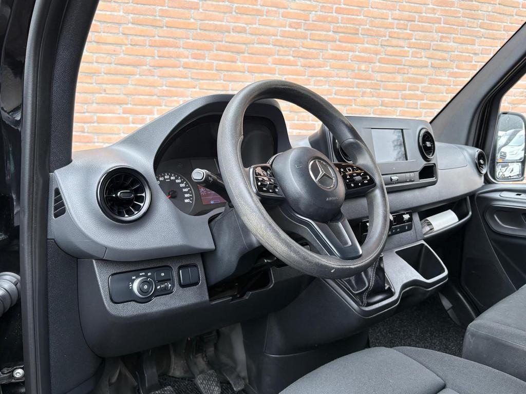 Mercedes-Benz Sprinter 214CDI 143PK Lang/Laag / Cruisecontro, Auto's, Bestelauto's, Stof, Gebruikt, Zwart, Mercedes-Benz