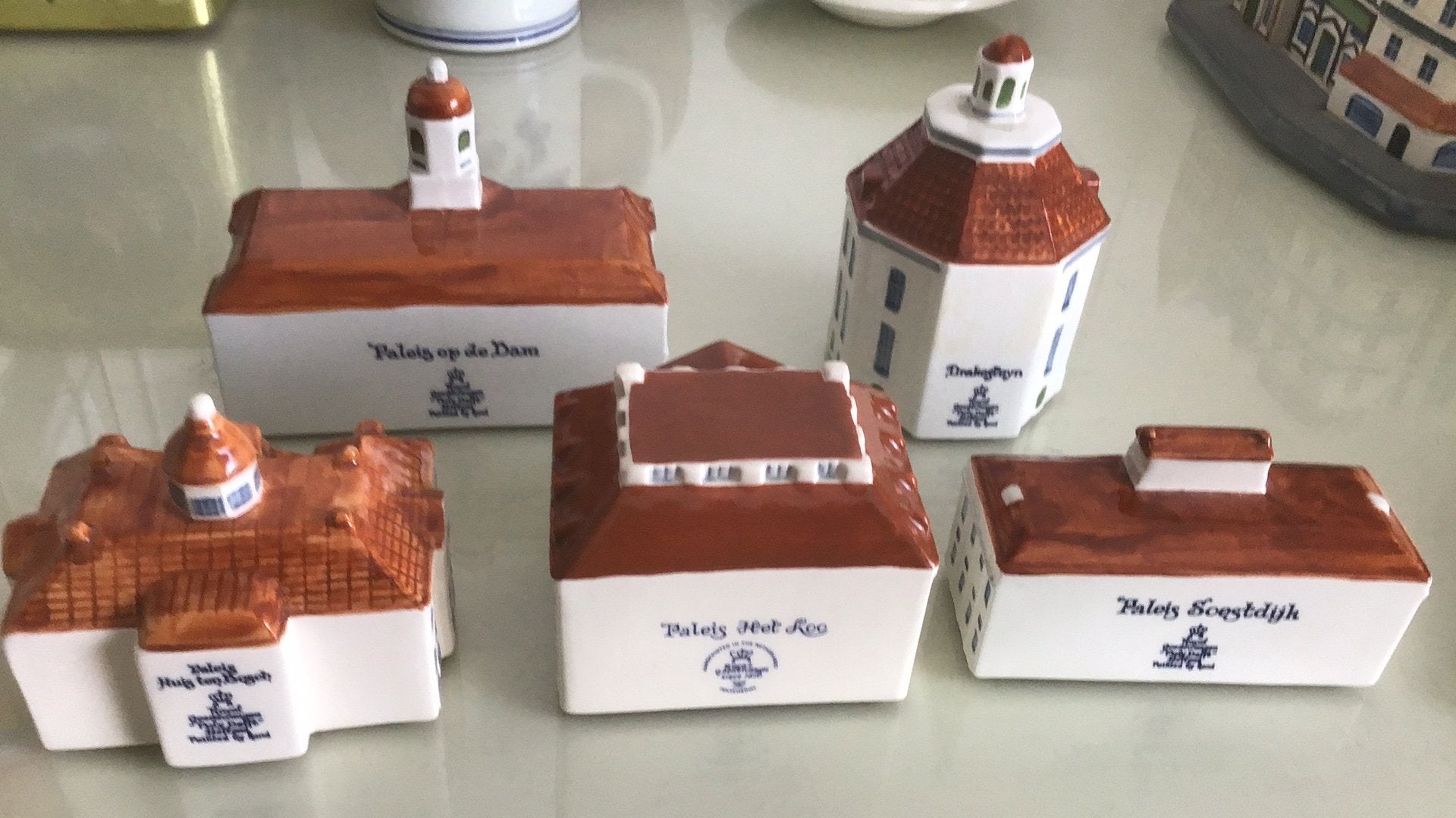 5 Paleizen Royal Goedewaagen. Soestdijk Drakesteyn op de Dam, Verzamelen, KLM Huisjes, Ophalen of Verzenden, Zo goed als nieuw