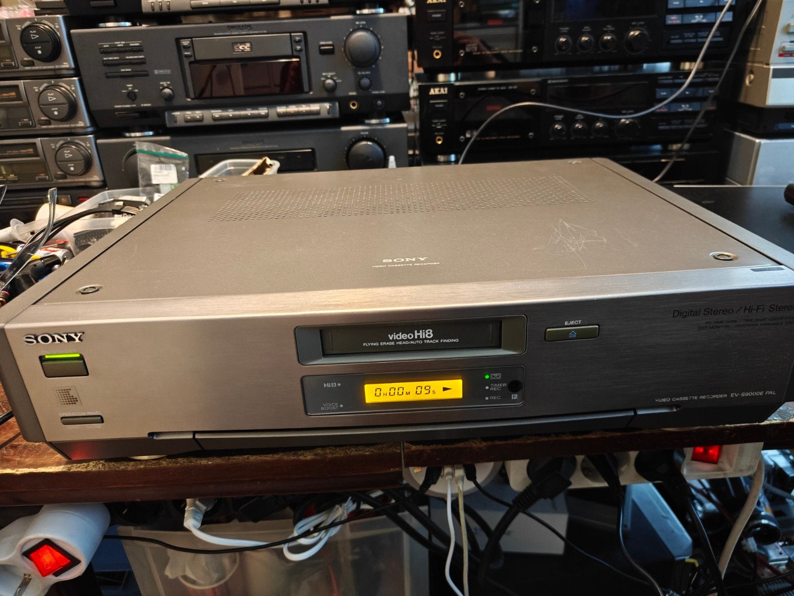 Sony EV-S9000E Hi8 Videorecorder – TBC,  afstandsbediening, Audio, Tv en Foto, Videospelers, Ophalen of Verzenden