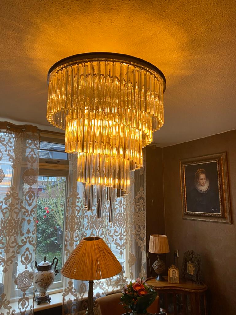 Prachtig plafonlamp !!, Huis en Inrichting, Lampen | Kroonluchters, Ophalen of Verzenden, Zo goed als nieuw
