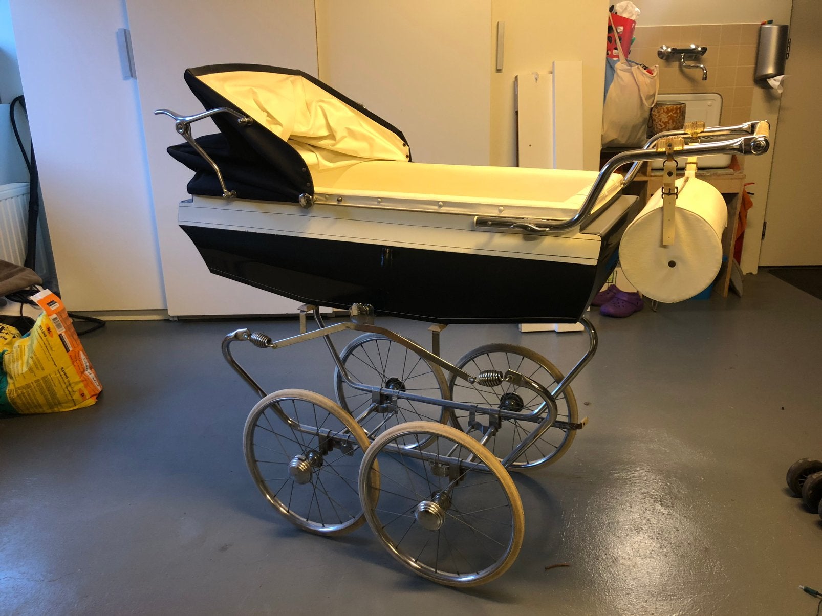 Prachtige oudewetse kinderwagen, Kinderen en Baby's, Kinderwagens en Combinaties, Ophalen of Verzenden, Zo goed als nieuw, Overige merken