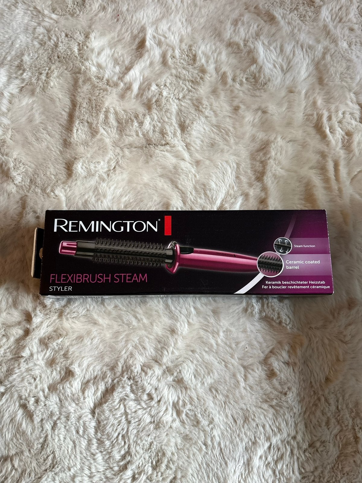 Remington Flexibrush Steam Styler - Nieuw in doos, Ophalen of Verzenden, Nieuw, Krultang of Stijltang