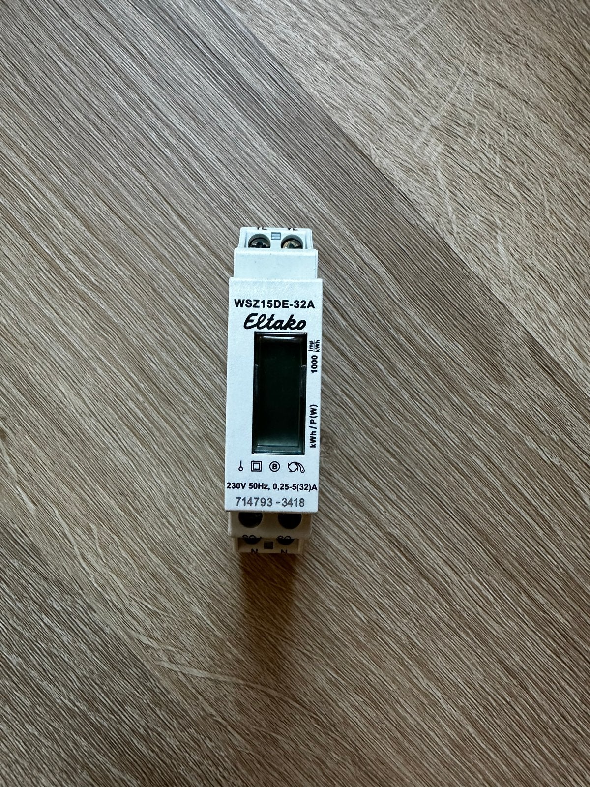 Eltako 1-fase energiemeter WSZ15DE-32A, Ophalen of Verzenden, Nieuw, Overige merken, Overige typen