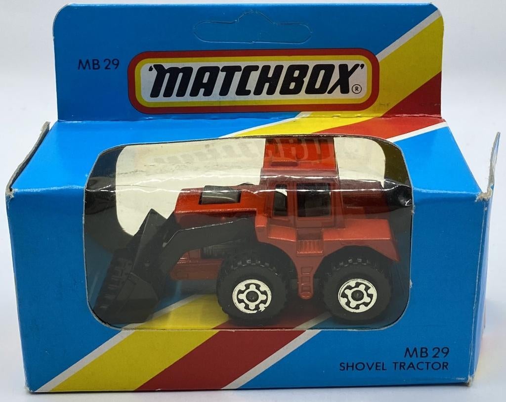 Matchbox 29F-18 Shovel Nose Tractor, oranje/zwart, Ophalen of Verzenden, Zo goed als nieuw