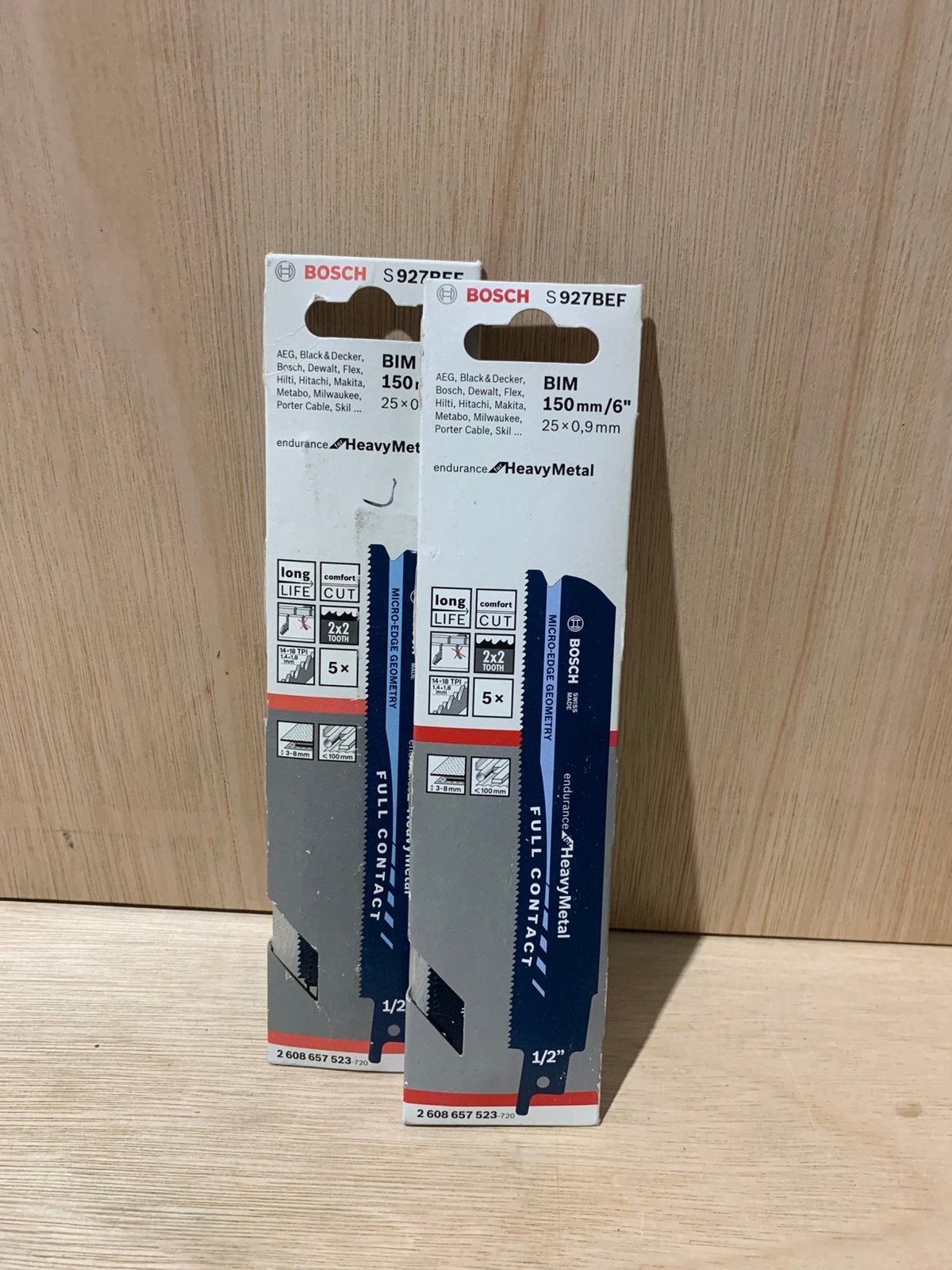 Bosch Reciprozaagbladen S927BEF – Nieuw – Verpakt per 5, Bosch, Overige materialen, 12 cm of meer, Nieuw
