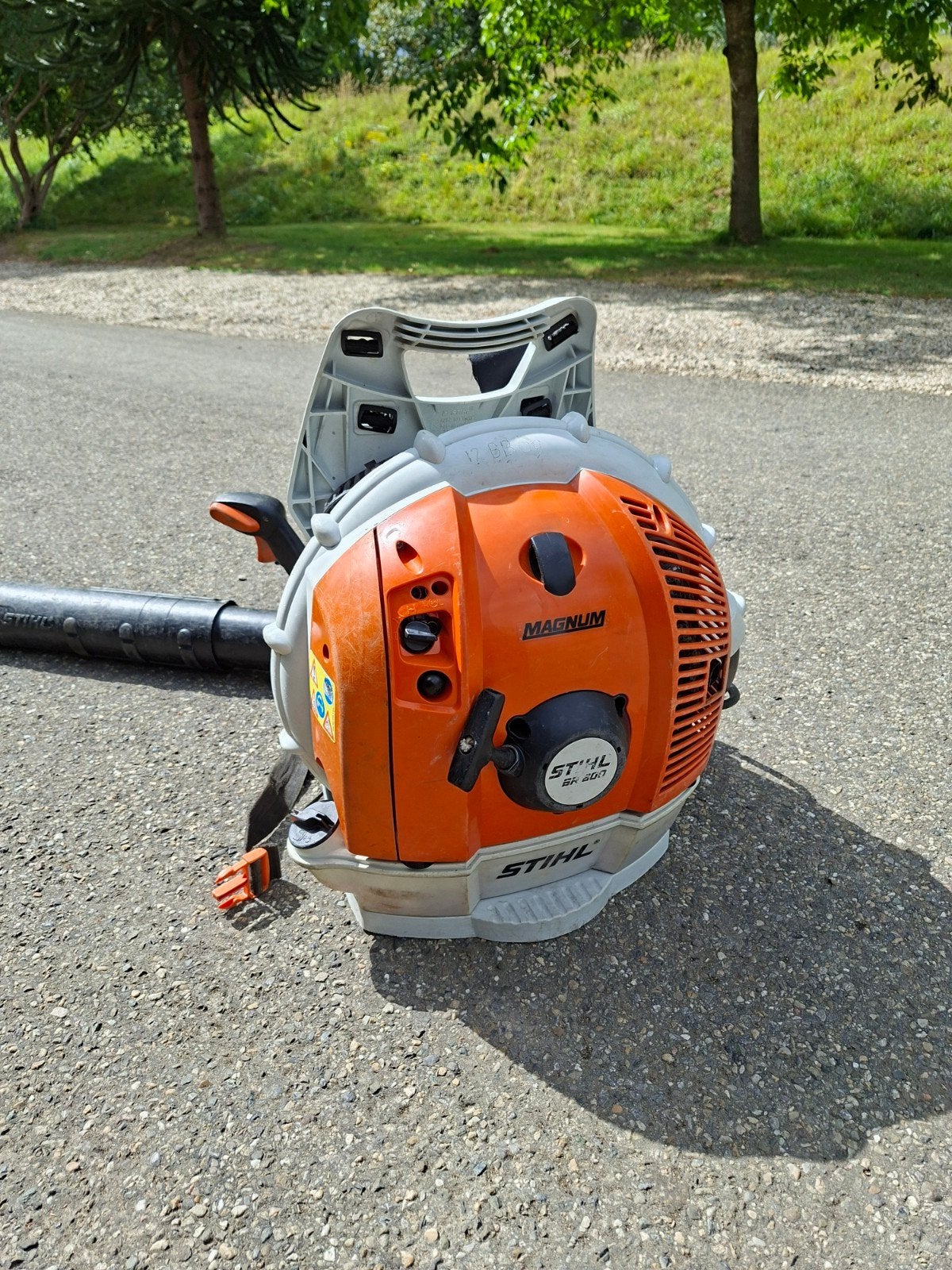 Te koop Stihl bladblazer BR600, Tuin en Terras, Ophalen, Gebruikt, Benzine, Stihl