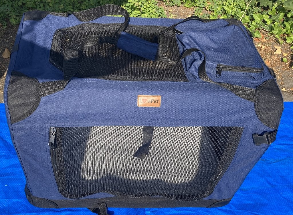 Opvouwbare transportbox voor hond of kat – LOVPET, Ophalen of Verzenden, Zo goed als nieuw