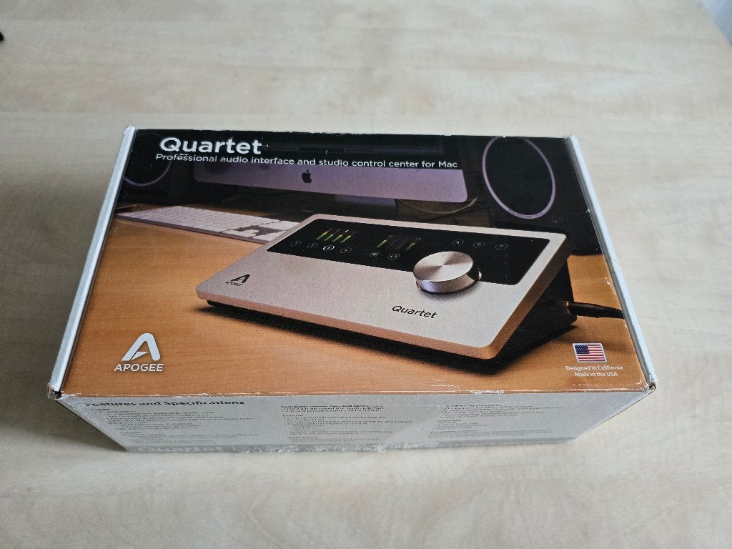 Apogee Quartet professionele audio-interface, Audio, Tv en Foto, Ophalen of Verzenden, Gebruikt, Audio