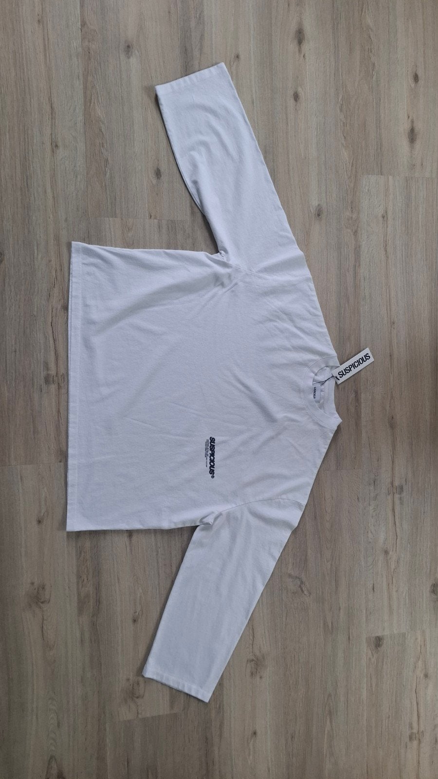 Suspicous antwerp long sleeve, Maat 48/50 (M), Wit, Nieuw, Ophalen of Verzenden