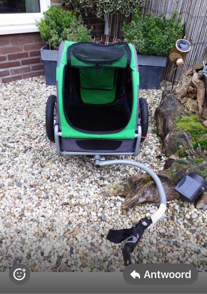 Te koop zgan Doggyride hondenfietskar, tevens wandelbuggy., Fietsen en Brommers, Fietsaccessoires | Aanhangers en Karren, Ophalen of Verzenden