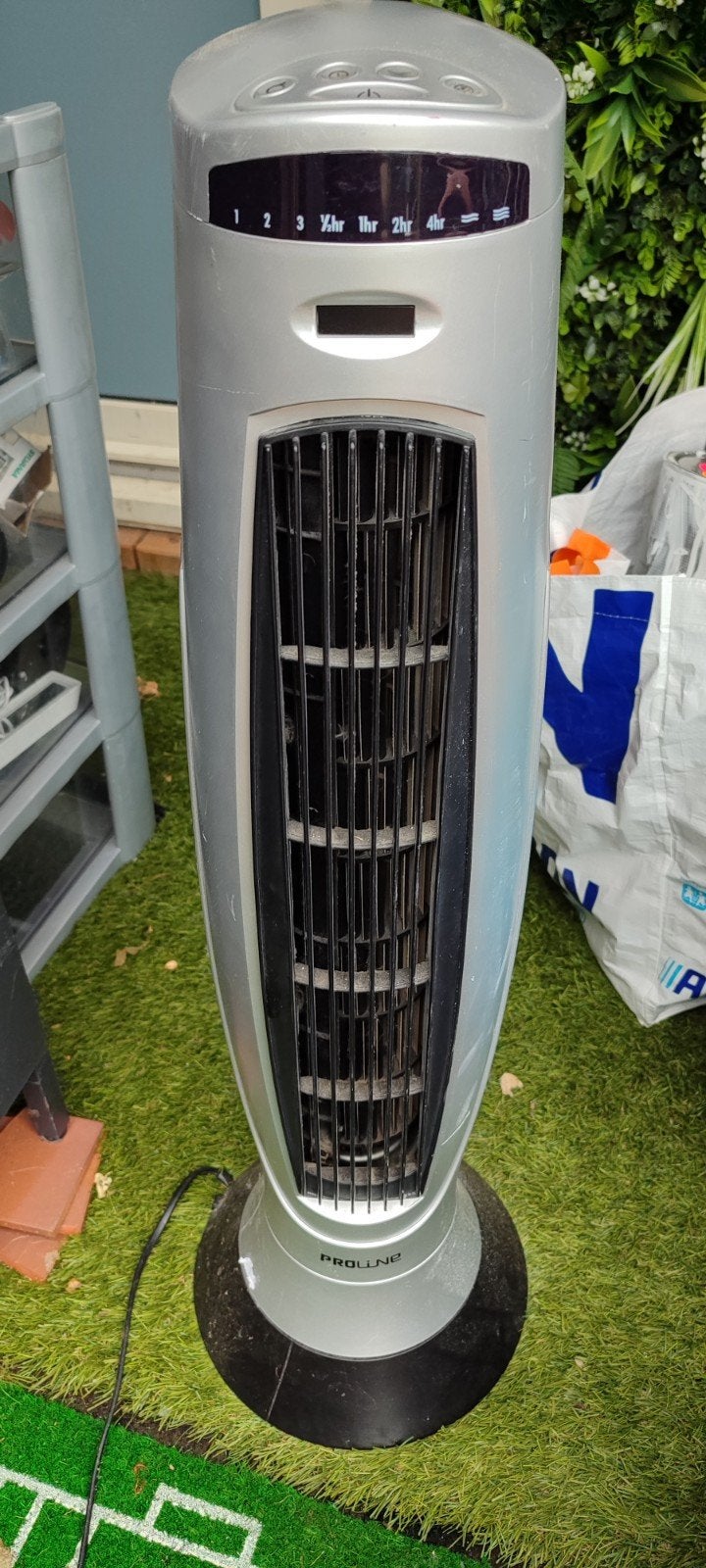 Proline Torenventilator met Timer - Zilver, Ophalen of Verzenden